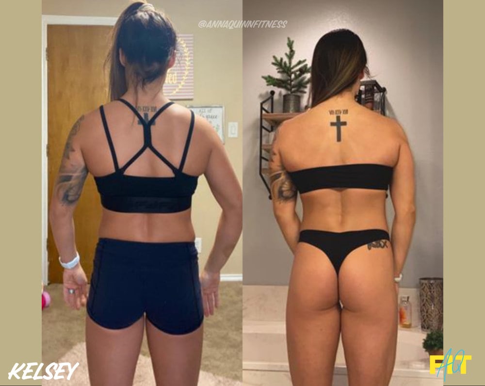 Anna Quinn Fitness kelsey sims back 6 week physique